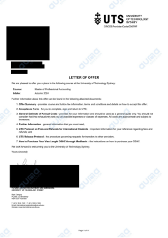 悉尼科技大学｜专业会计硕士